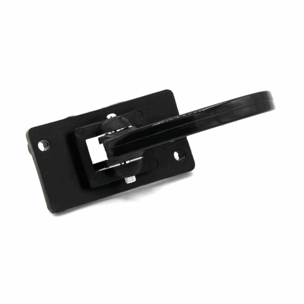 Poignée ouverture de porte intérieur plastique noir Fiat 500 L/R